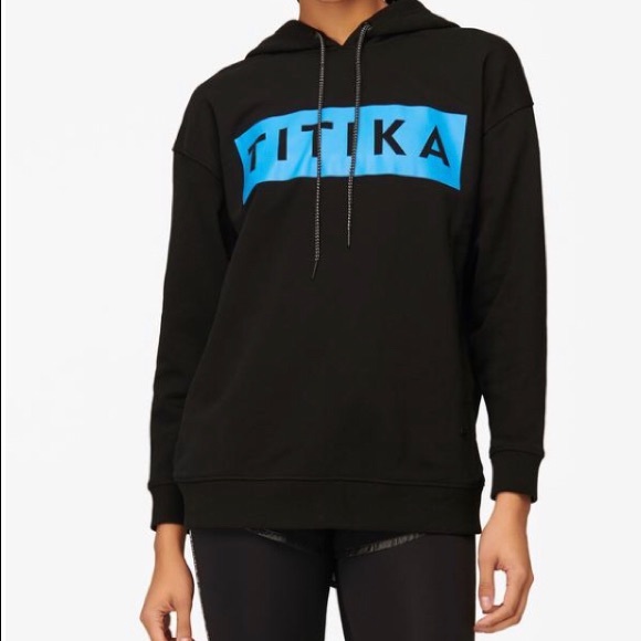 Titika Brand NWOT Classic Logo Hoodie Size Small - Picture 1 of 8